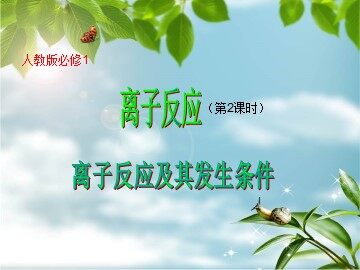 第二节 离子反应