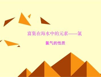 富集在海水中的元素----氯_课件23
