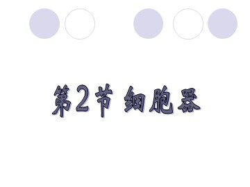 生物高中必修1第三章第二节第一课时课件1