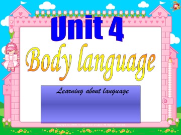 Body language_课件40