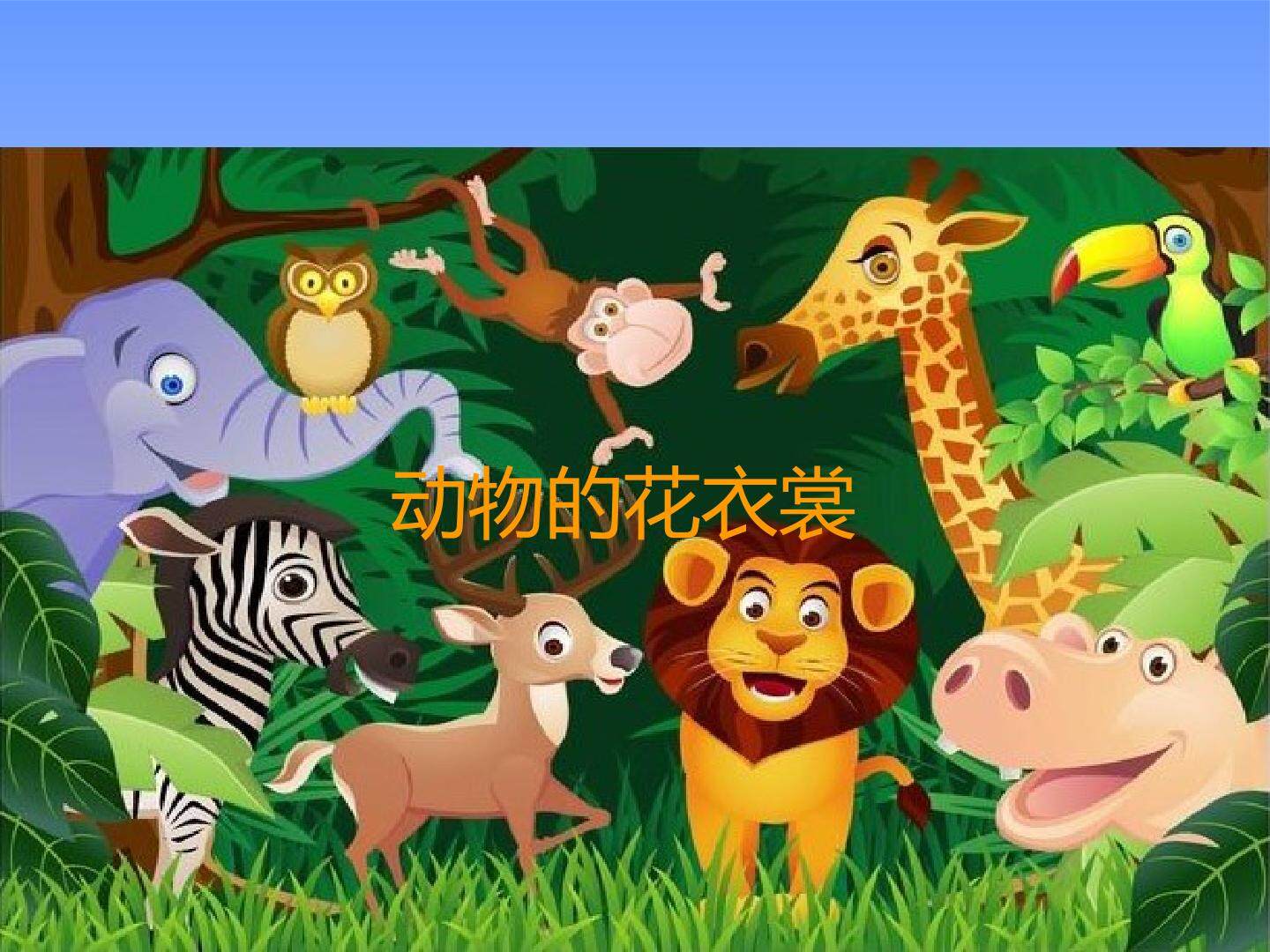 动物的花衣裳_课件1