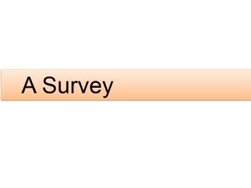 Project A Survey_课件2