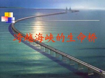 22 跨越海峡的生命桥