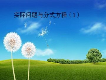 15.3分式方程