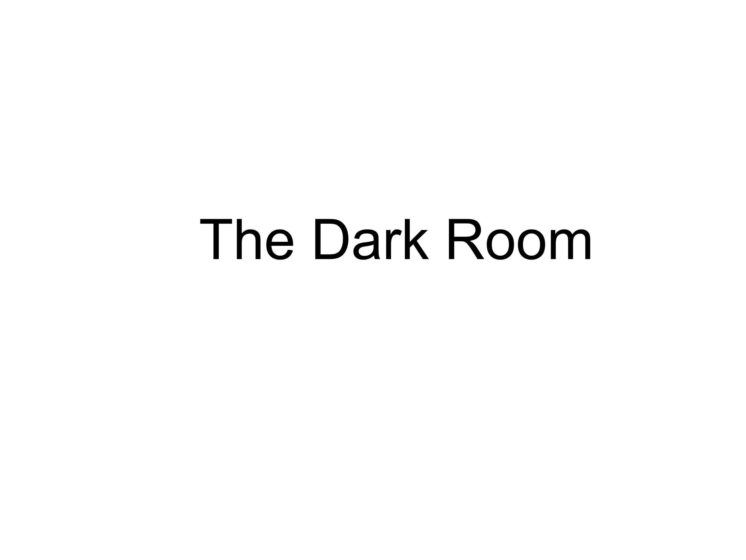 The Dark Room_课件1