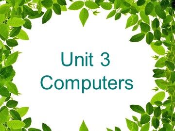 Unit 3 Computers
