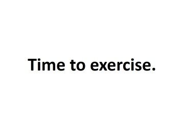 Time to Exercise_课件1