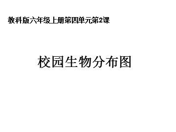 《校园生物分布图》课件2