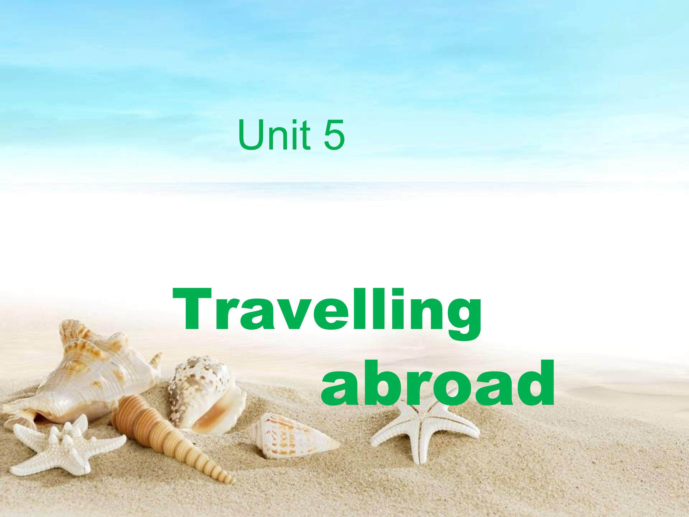 travelling abroad