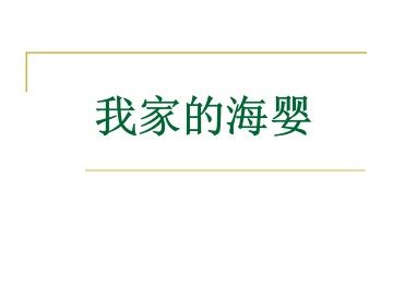 我家的海婴_课件1