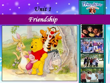 Unit 1 Friendship