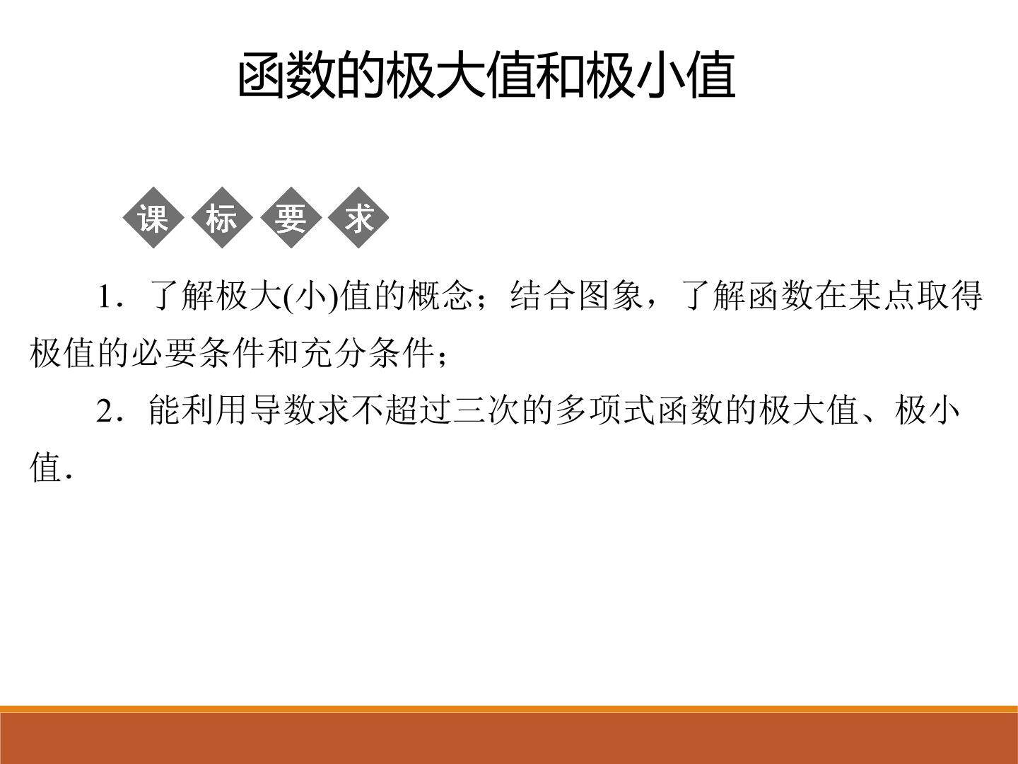 函数的极大值和极小值_课件1