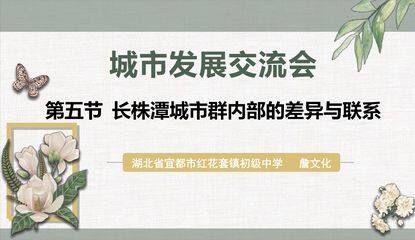 第五节 长株潭城市群内部的联系与差异
