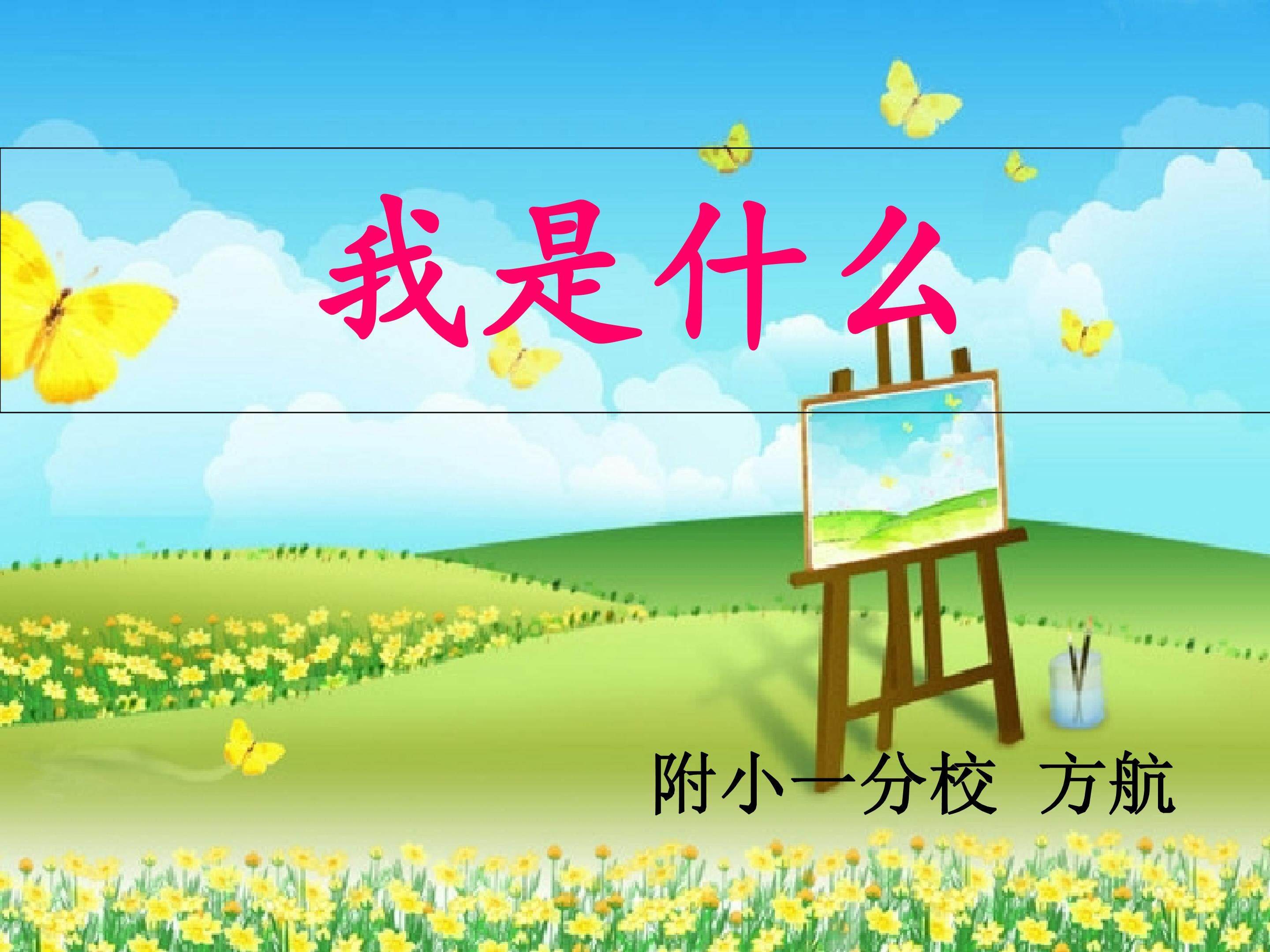 方航《我是什么》课件