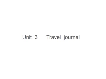 Travel journal_课件38