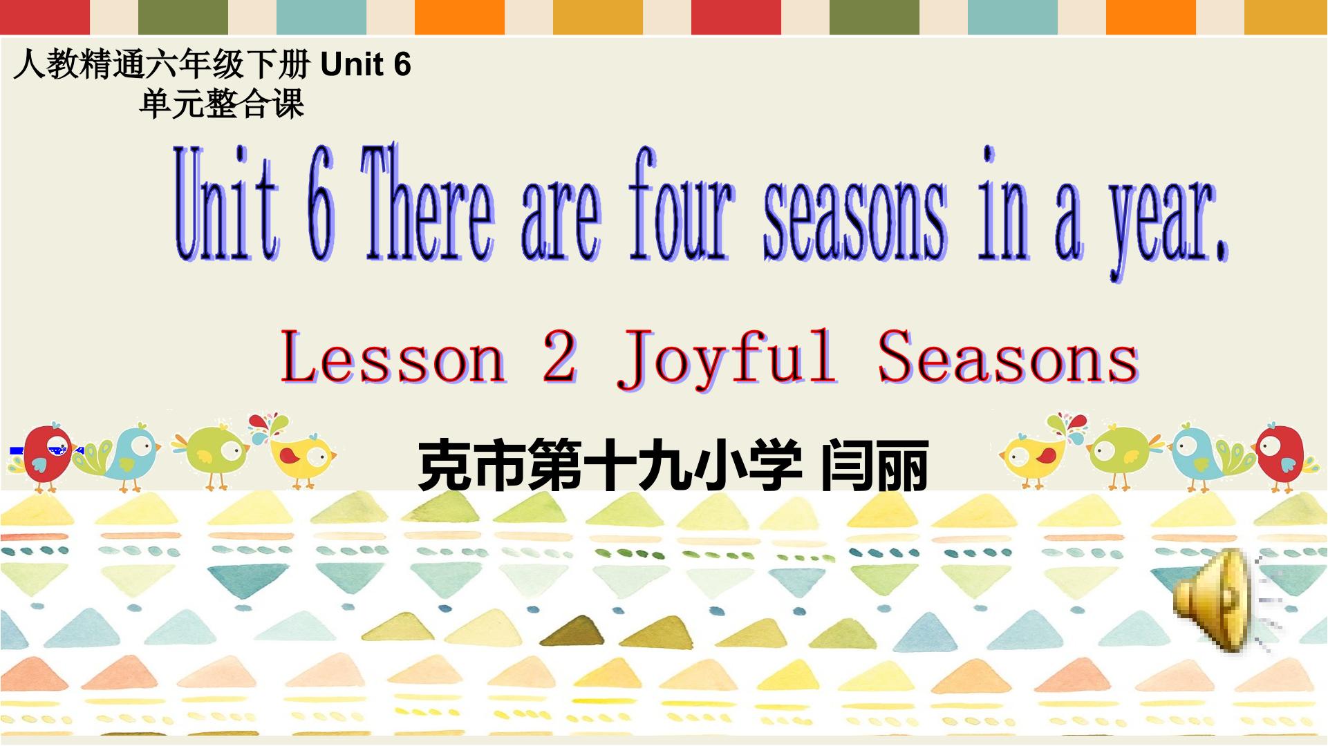 Joyful seasons