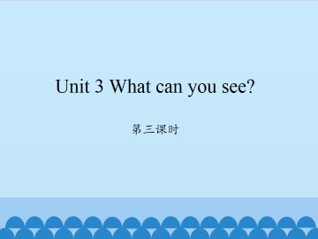 Unit 3 What can you see?-第三课时_课件1