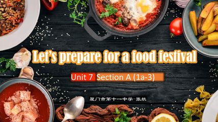 Prepare for a food festival.
