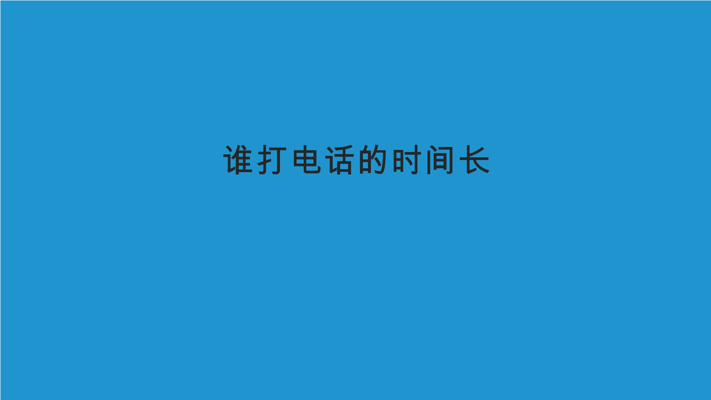 5年级数学北师大版上册课件第1章《谁打电话的时间长》