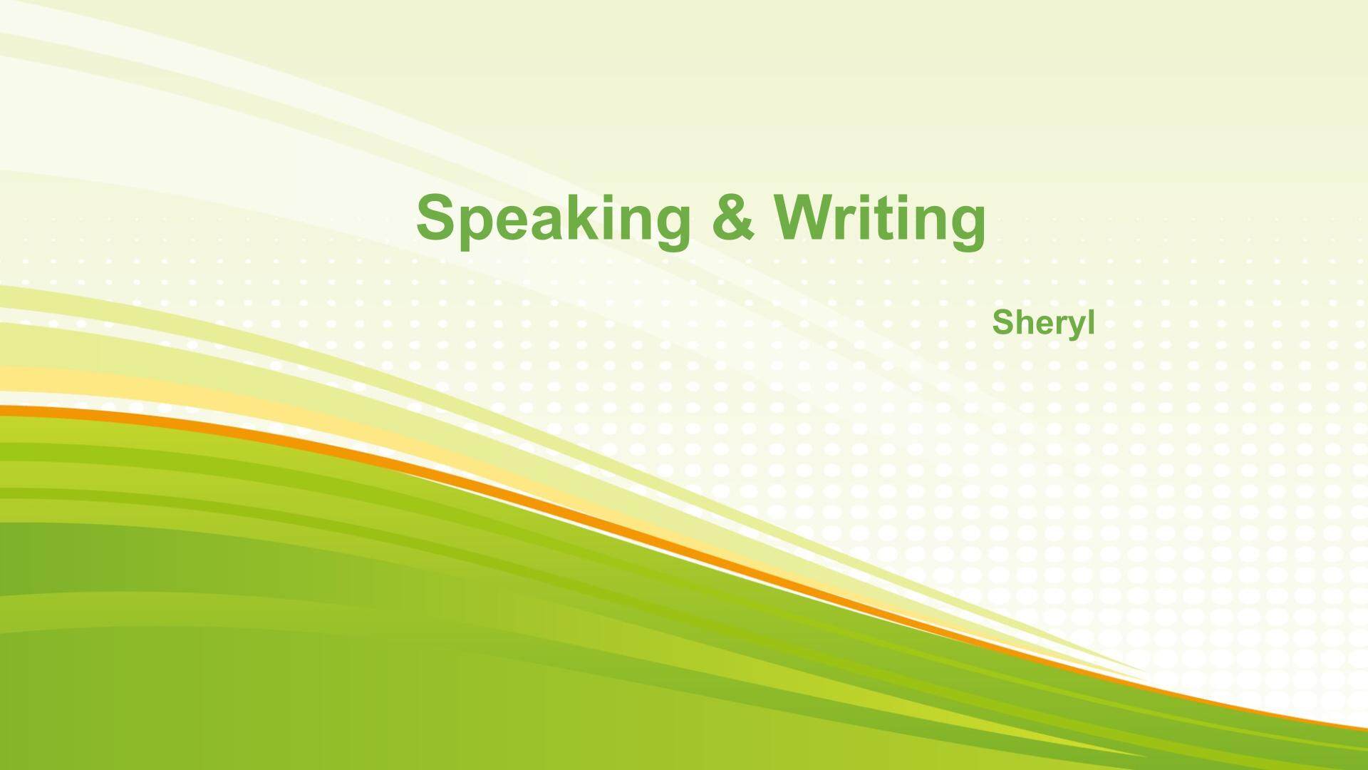Writing