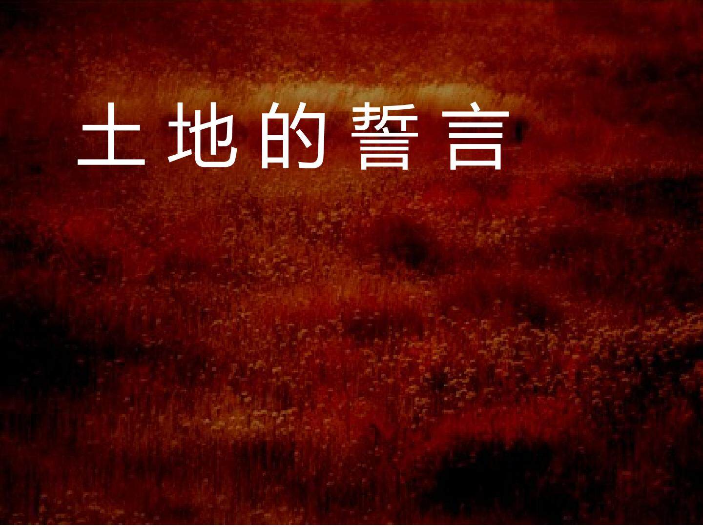 土地的誓言_课件12