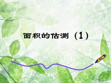 面积的估测（1）_课件1
