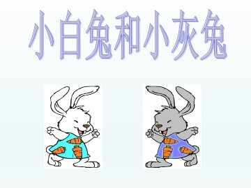 小白兔和小灰兔_课件1