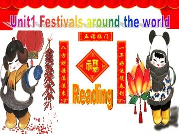 Unit 1 Festivals around the world