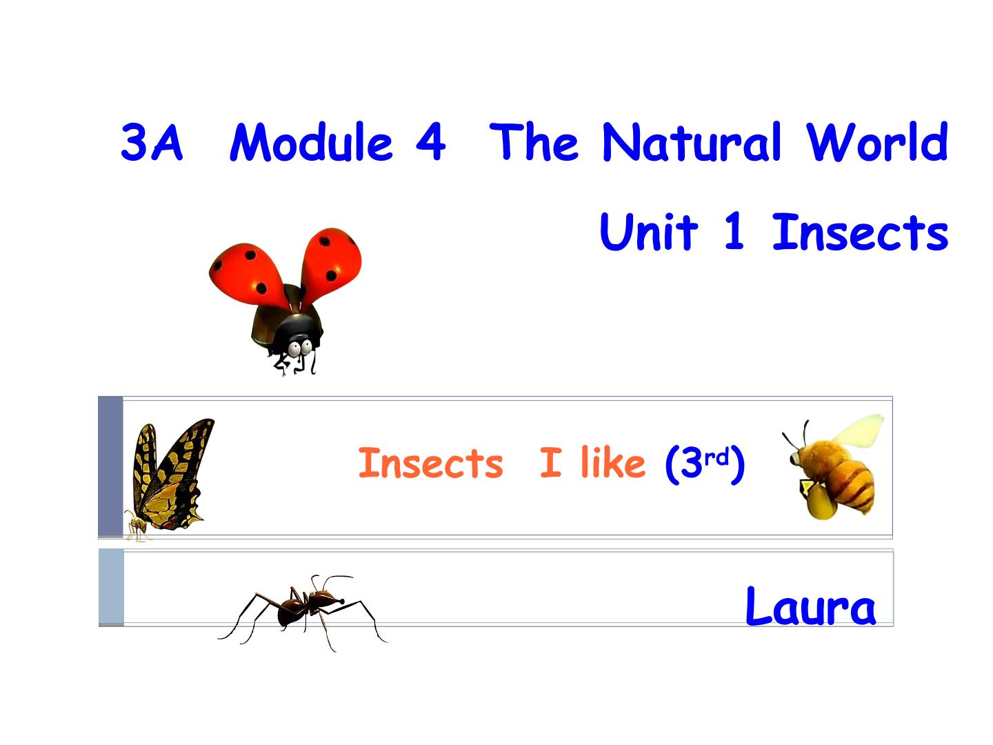 Unit 1 Insects