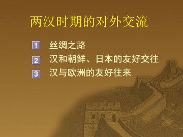 两汉时期的对外交流_课件3