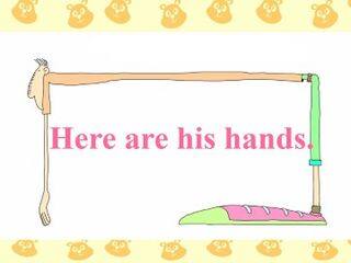 Here are his hands._课件1