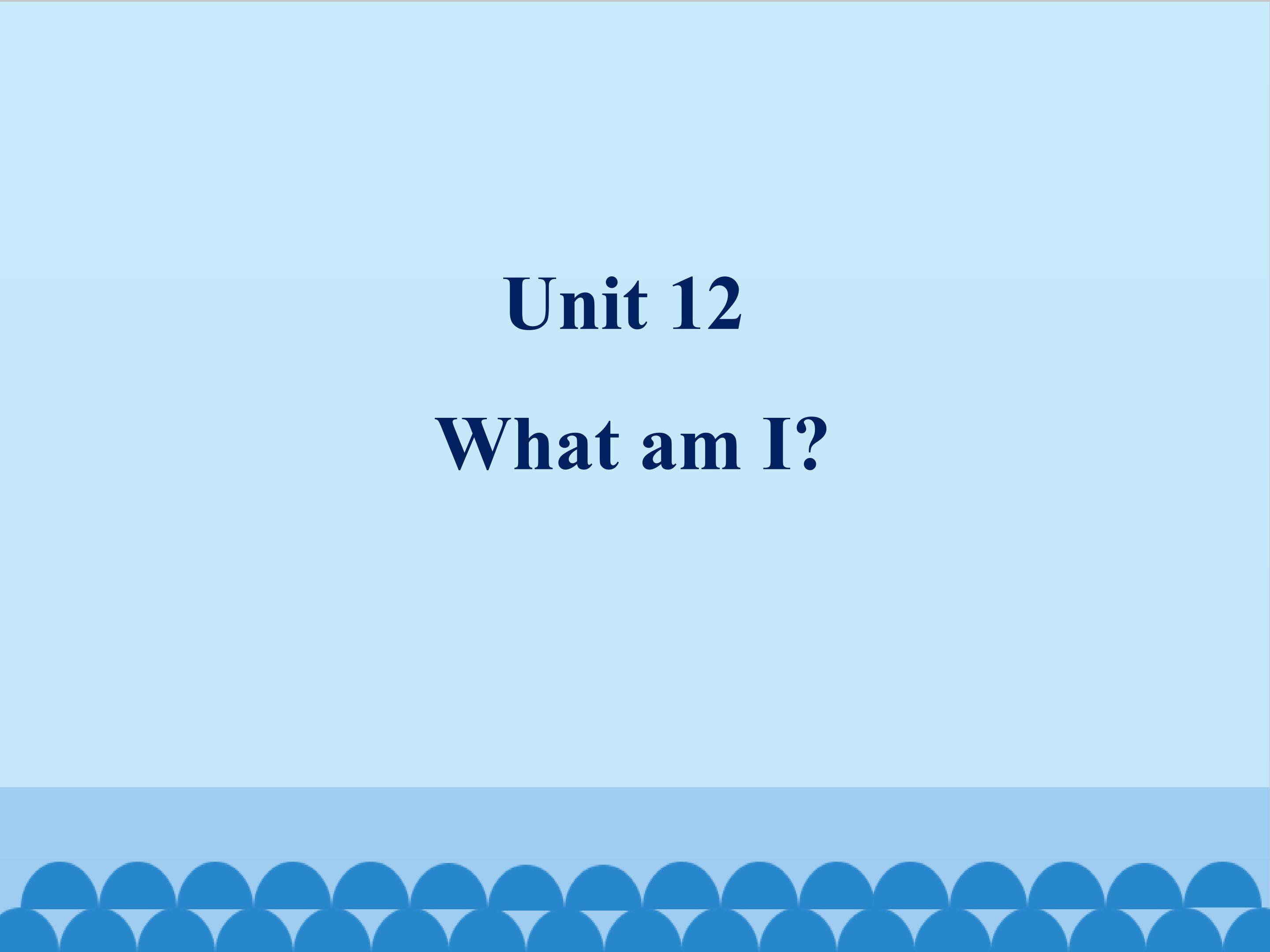 What am I_课件1
