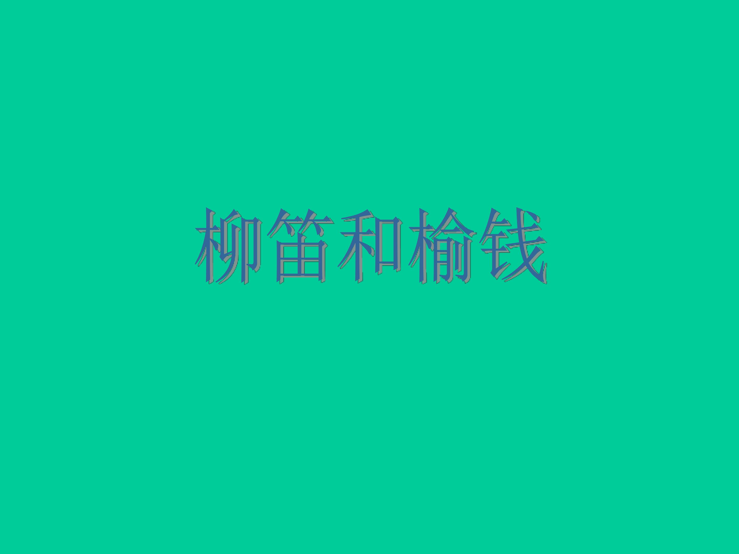 柳笛和榆钱_课件1