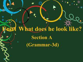 Unit1 What does he look like