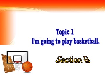 Topic 1  I'm going to play basketball._课件1