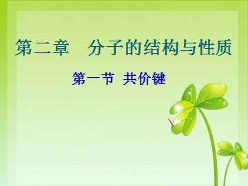第一节 共价键