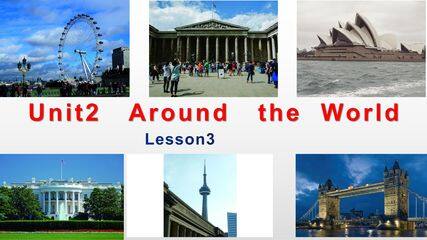 【课件】六年级上册英语人教版新起点Unit 2《Around the World》(Lesson 3)01