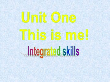 Unit 1 This is me!_课件1