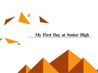 My First Day at Senior High_课件15