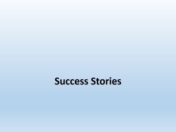 Success Stories_课件1