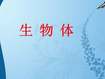 生物体_课件1