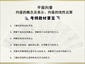 向量的概念及表示_课件1