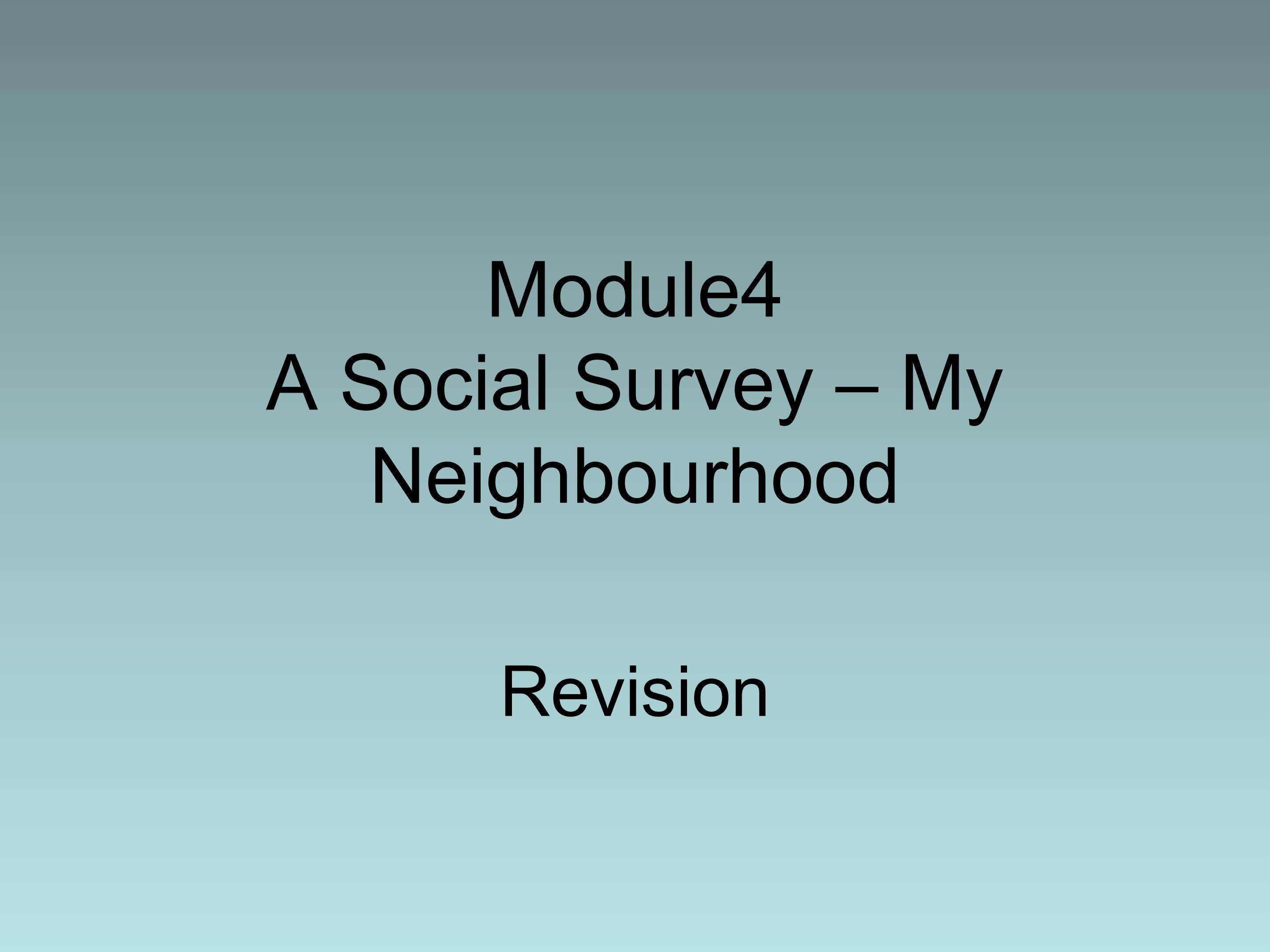 My Neighbourhood