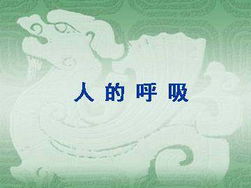 人的呼吸_课件2