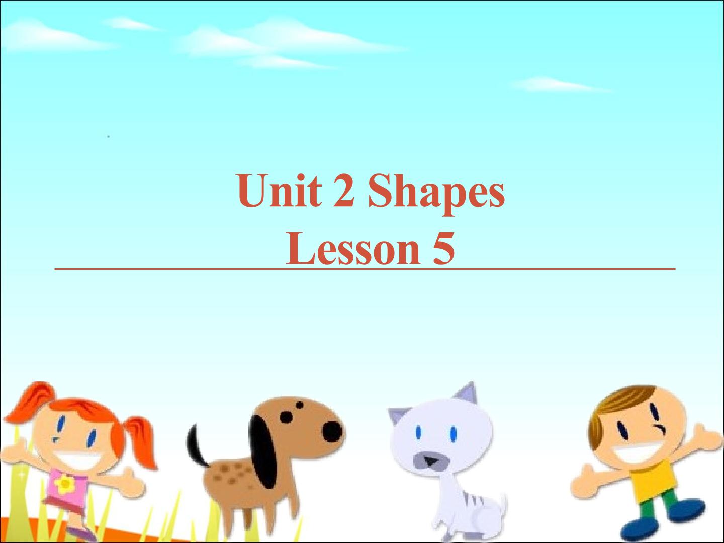 Unit 1 Shapes Lesson 5