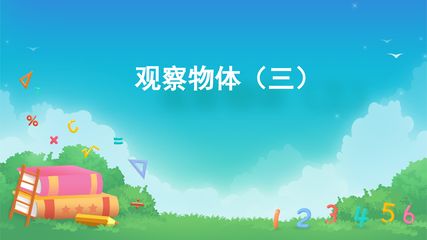 观察物体(三)