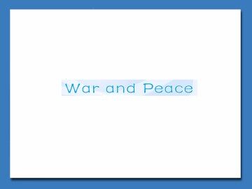 War and Peace_课件7