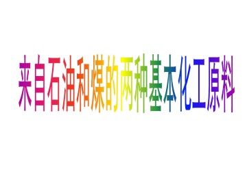 来自石油和煤的两种基本化工原料_课件6