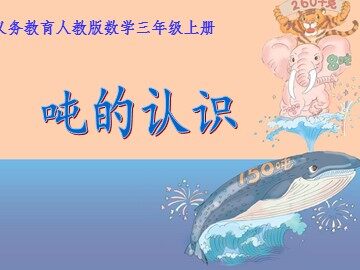 吨的认识