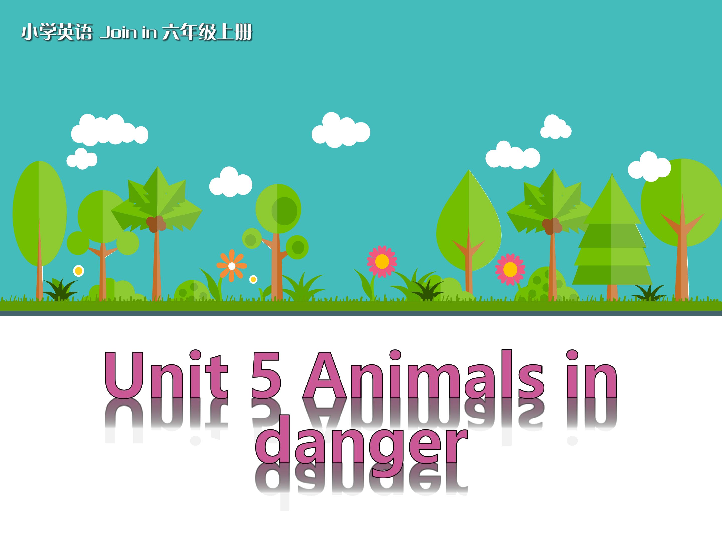 Unit5 Animals in danger (2&3)